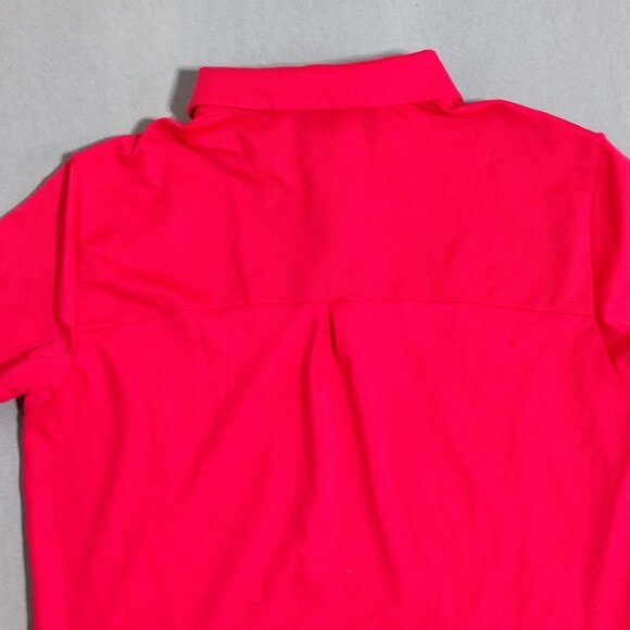 Puma Golf Polo shirt women's size M pink colour 1/4 button up neck short sleeve - Picture 4 of 8